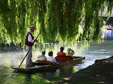 Punting on the Avon